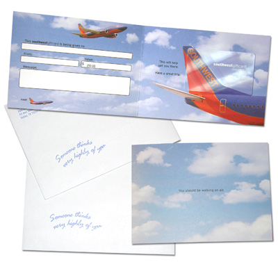 SOUTHWEST AIRLINES<sup>&reg;</sup> $400 Gift Card - It's time to plan that vacation you've been wanting!  With this gift card, you can take $400 off of your next trip on Southwest Airlines.